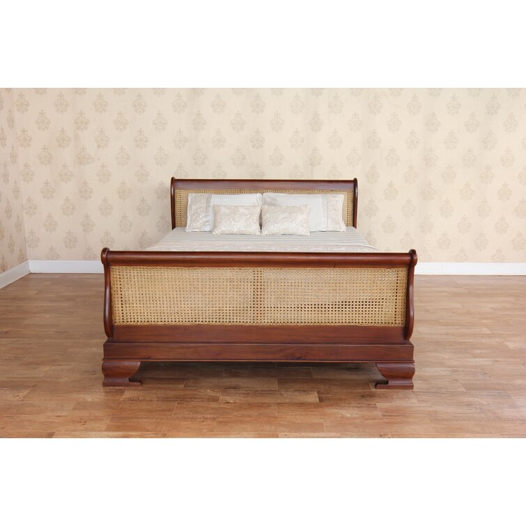 Wayfair sleigh on sale bed king